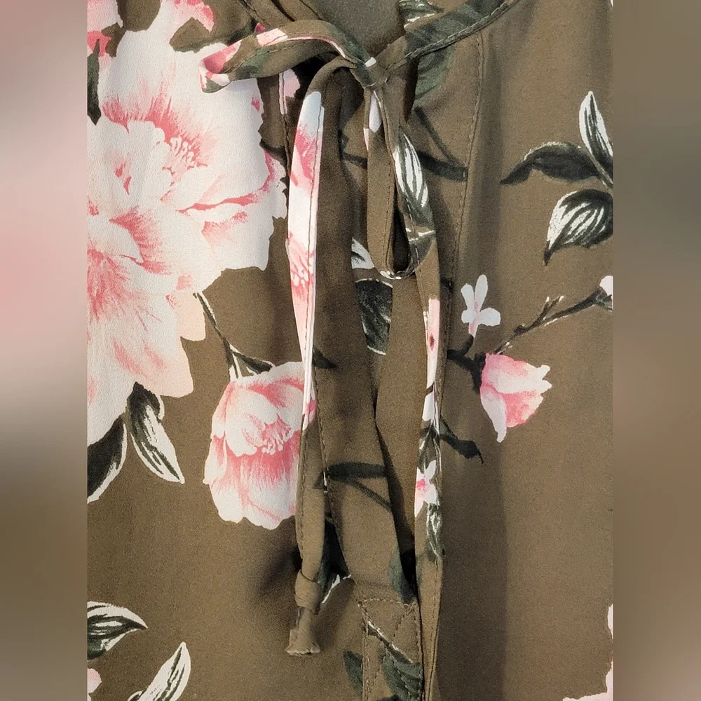 Bobeau Floral Sleeveless Top Size S - Picture 6 of 11